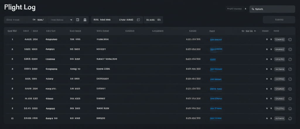 Flight Log Management